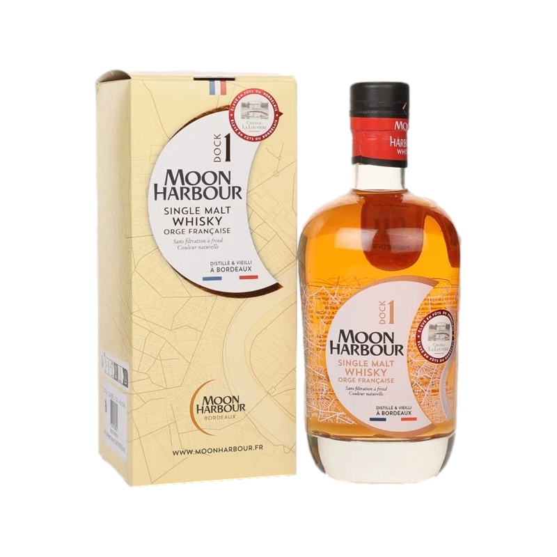 Whisky Single Malt • Dock 1 | 5 ans d'age Vieilli en fûts Château la louvière