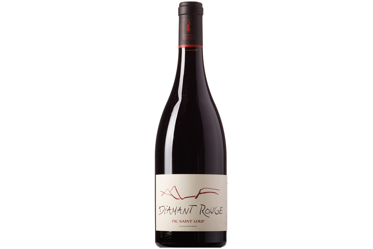 Vin Pic Saint-Loup Rouge d'Excellence Fût de chêne Diamant Rouge est à Angers chez A 2 mains le Vin