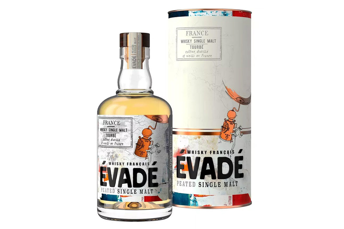 Whisky Français Évadé PEATED Single Malt à Angers chez A 2 mains le Vin