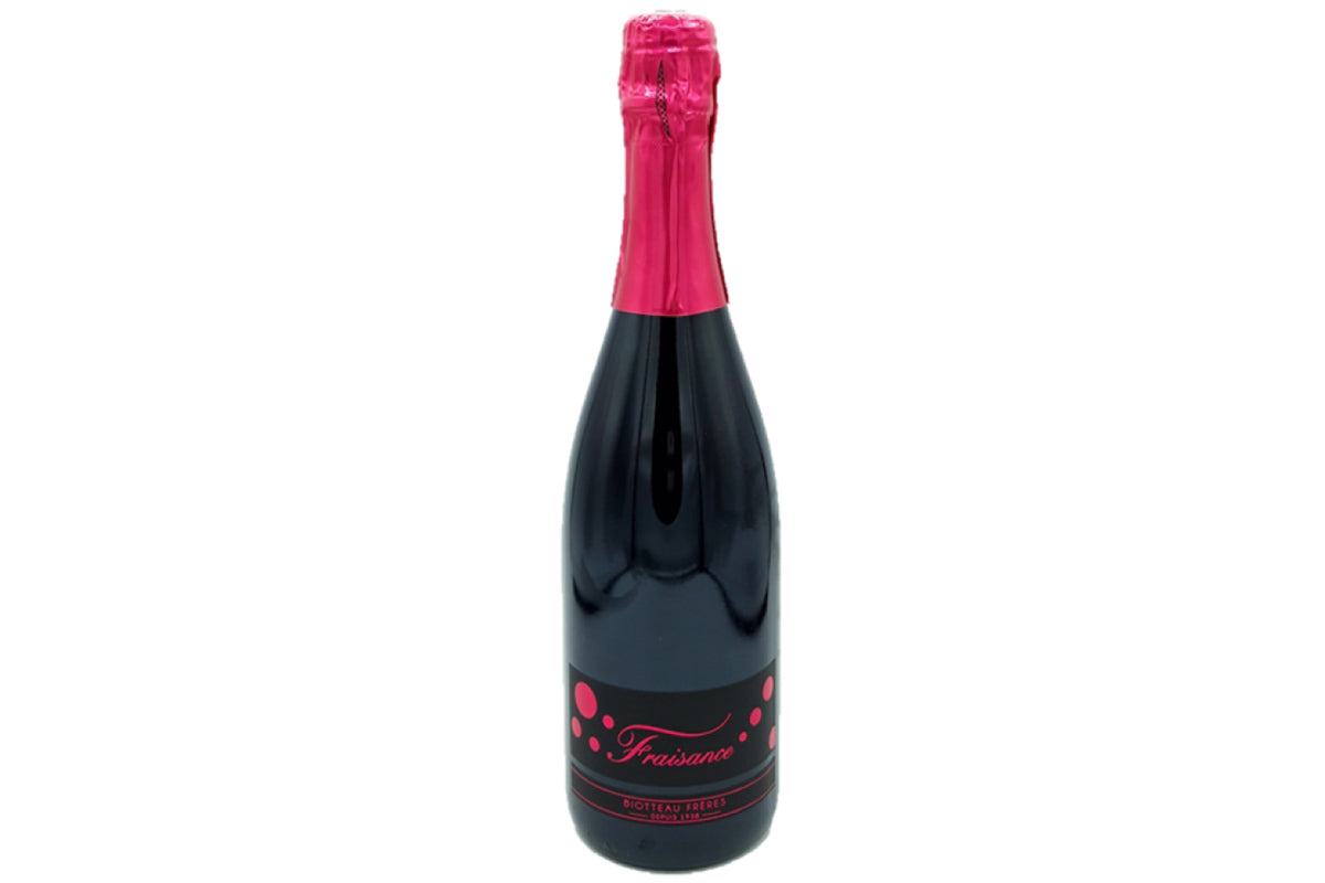 Vin Mousseux de Qualité Méthode Traditionnelle Rouge Fraisance Château d'Avrillé