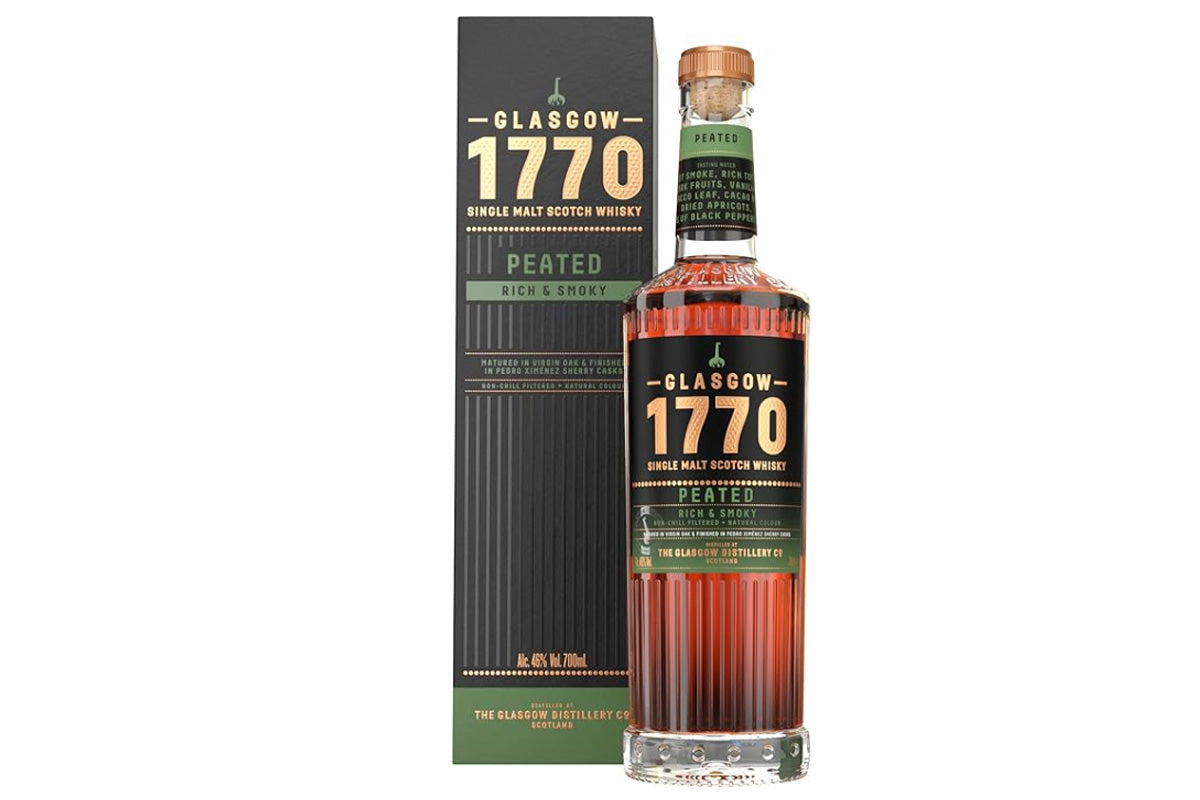 Whisky Écossais PEATED Glasgow 1770 Single Malt Scotch est à Angers chez A 2 mains le Vin