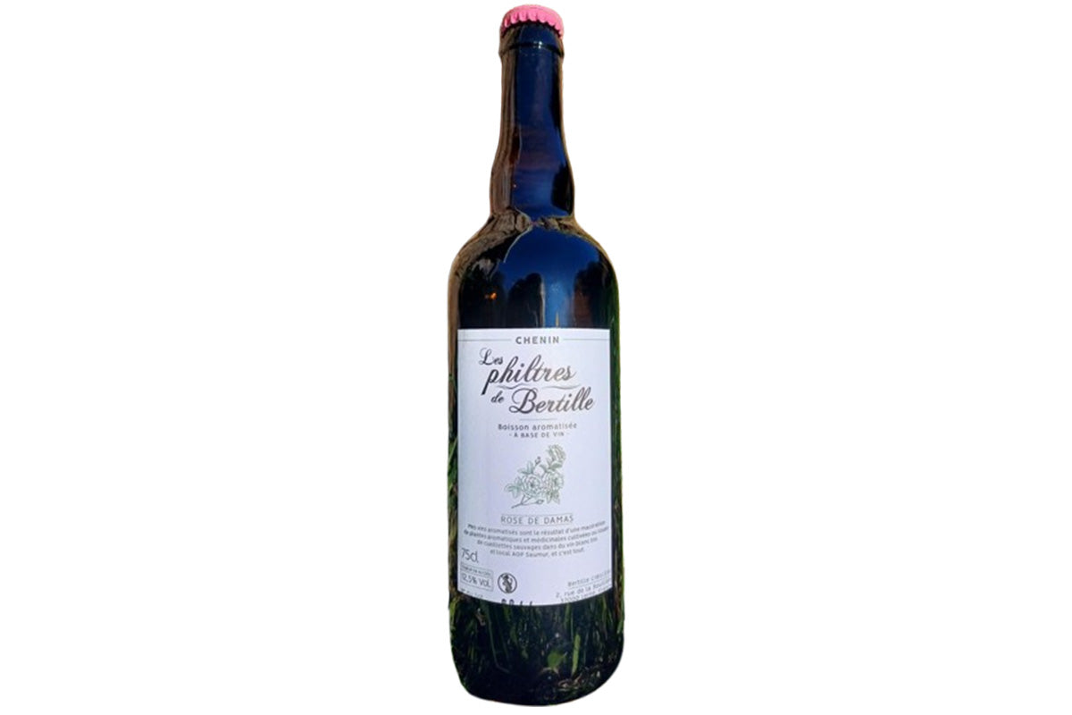 Boisson Aromatisée à base de vin Rouge Bio ROSE DE DAMAS Les Philtres de Bertille