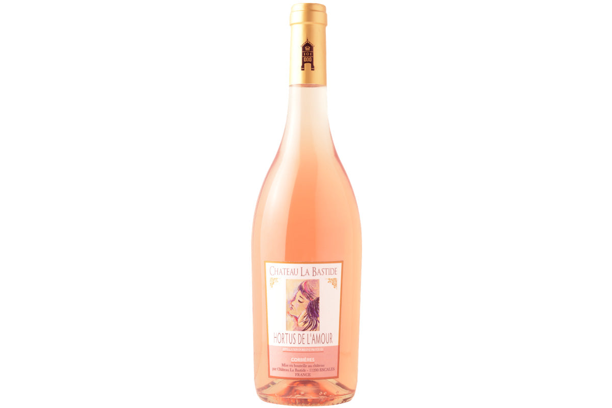 Corbières Rosé sec Hortus de l'amour Château la Bastide