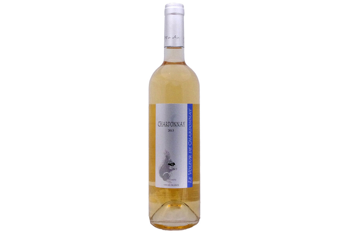 Blanc sec Le voleur de chardonnay Vin Gérard Depardieu Château de Tigné